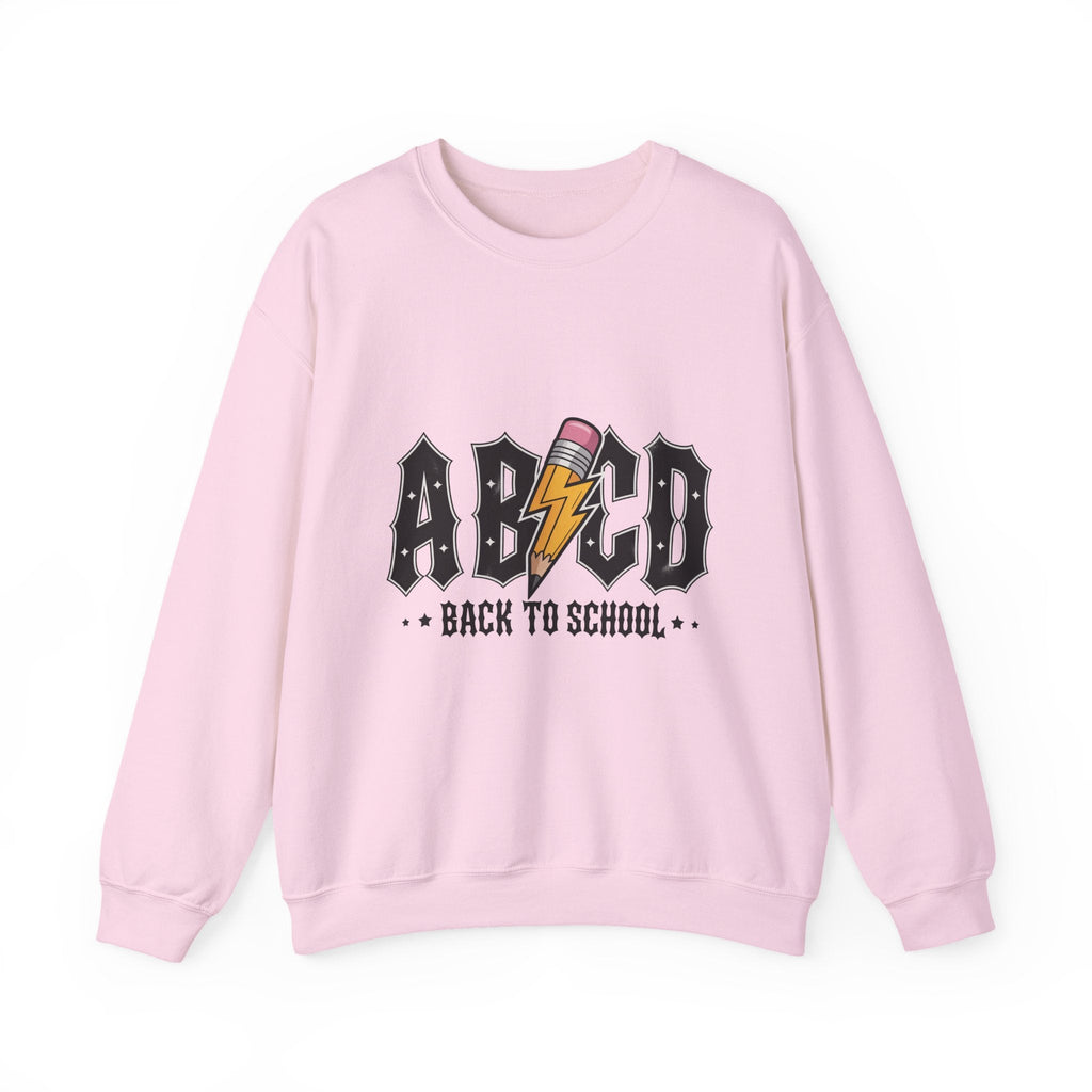 Back to School Crewneck Sweatshirt, Unisex Sweatshirt, Lightweight Sweater, School Apparel, Teacher Gift, Trendy Fashion