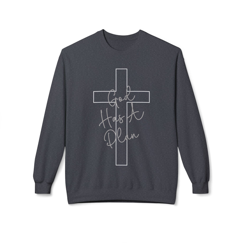 God Has a Plan Crewneck Sweatshirt – Jeremiah 29:11 Christian Pullover