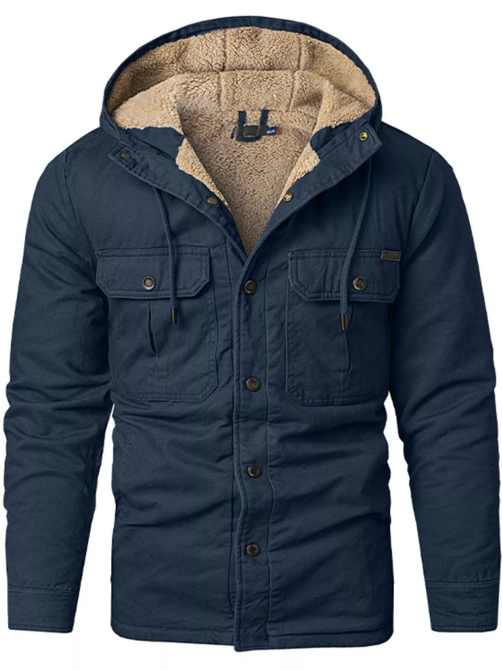 Men's Sherpa Lined Hooded Jacket
