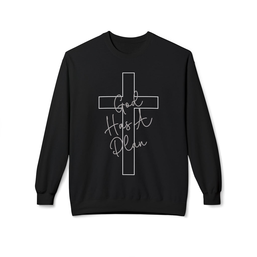 God Has a Plan Crewneck Sweatshirt – Jeremiah 29:11 Christian Pullover