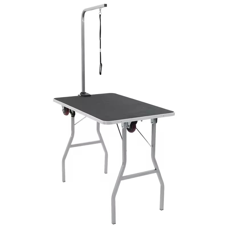 Easy-Clean Stainless Steel Dog Grooming Table for Home, Salon, and Professional Grooming