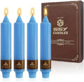 Ivory Taper Candles 9 Inch 4 Pack Fat Candle Taper Candles Smokeless Unscented Tall Candlesticks Home Decor Weddings