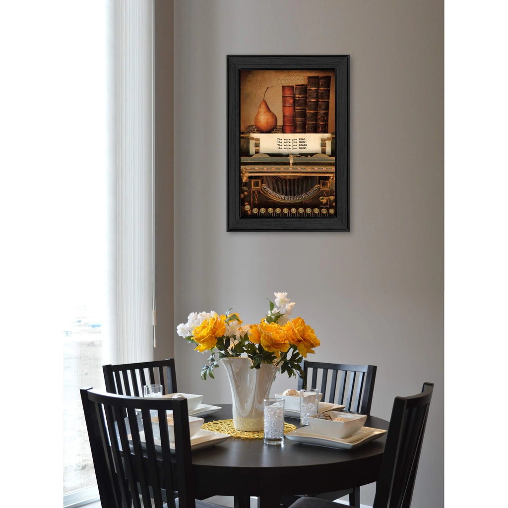 HMS Wall Art 2 Black Framed Prints-Read Know Learn Grow-Home Decor