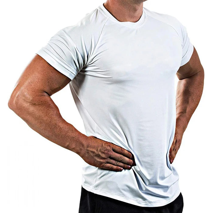 Custom Gym T-shirts Gym Compression Tshirt Breathable Raglan Sleeve Shirts With logo