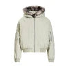 Top Quality Winter 100% Cotton Custom Zip up Hoodie Down Jacket Male Canada Fox Fur-Trim Bomber Jacket Custom Street Wear