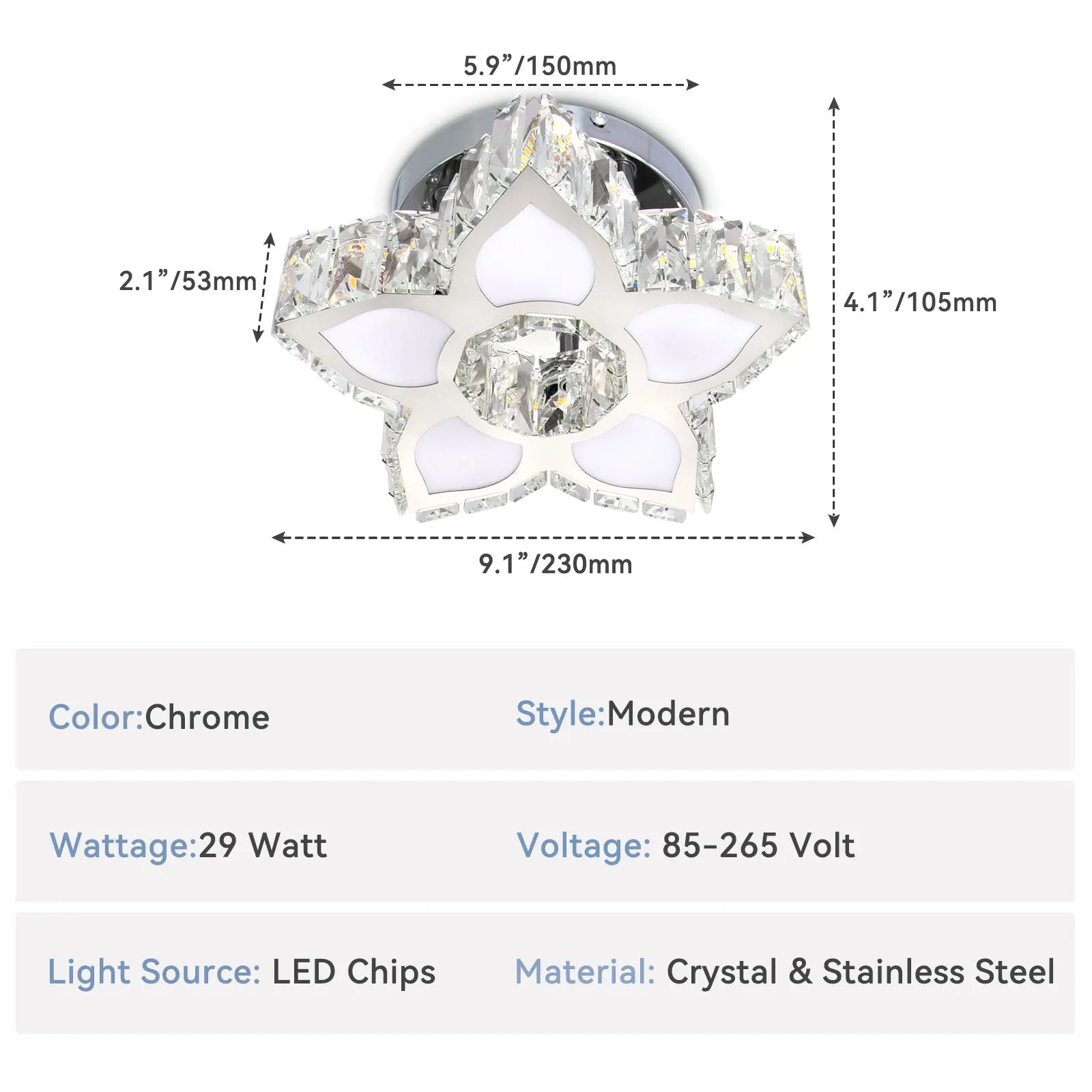 Modern Luxury Ceiling Chandelier for High Ceilings Small Size Home Decor Lighting Solution for Villas