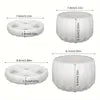 Pair Resin Silicone Molds Heat Curing Fashion Designed Creating Concrete Pots Plates Well Vases Multiple Facets Home Garden