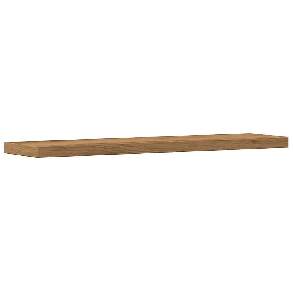 W2B VidaXL Set 4 Artisan Oak Engineered Wood Wall Shelf Rustic Vase for Home Decor for Wedding Living Room Wardrobe Jewelry