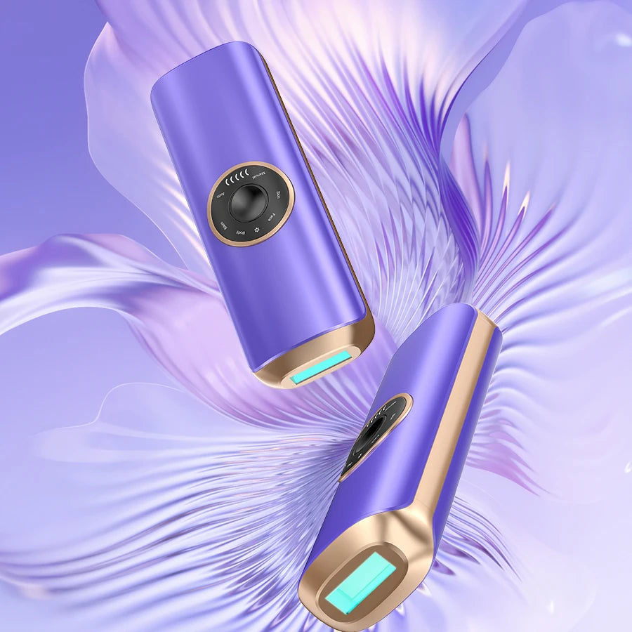 PAKISS IPL Hair Removal Epilator-Sapphire Ice Cooling Automatic Safe for Face & Body Home Use