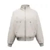 2025 Winter Unisex Trendy Brand Jacket Thick Cotton Digital Fleece Lining Fur Collar 100% Cotton New Arrival
