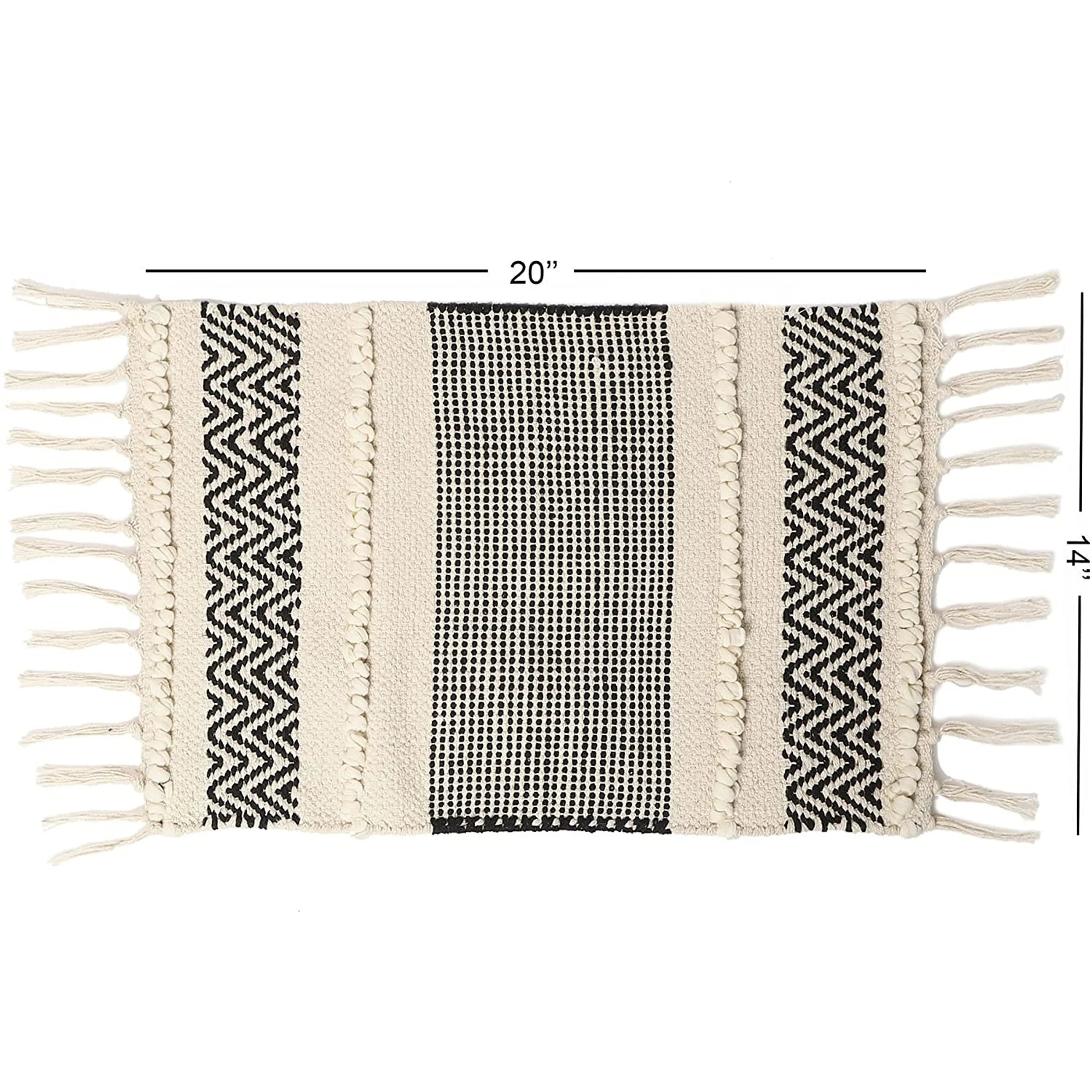 TD Disposable Traditional Artisan Hand-Woven Linen Table Mat Luxury Striped Design Custom Logo Home Use Exquisite Artisan Work