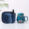 Ceramic Cat Cup with Lid, Reusable Insulated Floral Design, Machine Washable, Ideal for Travel, Perfect for Home or Office