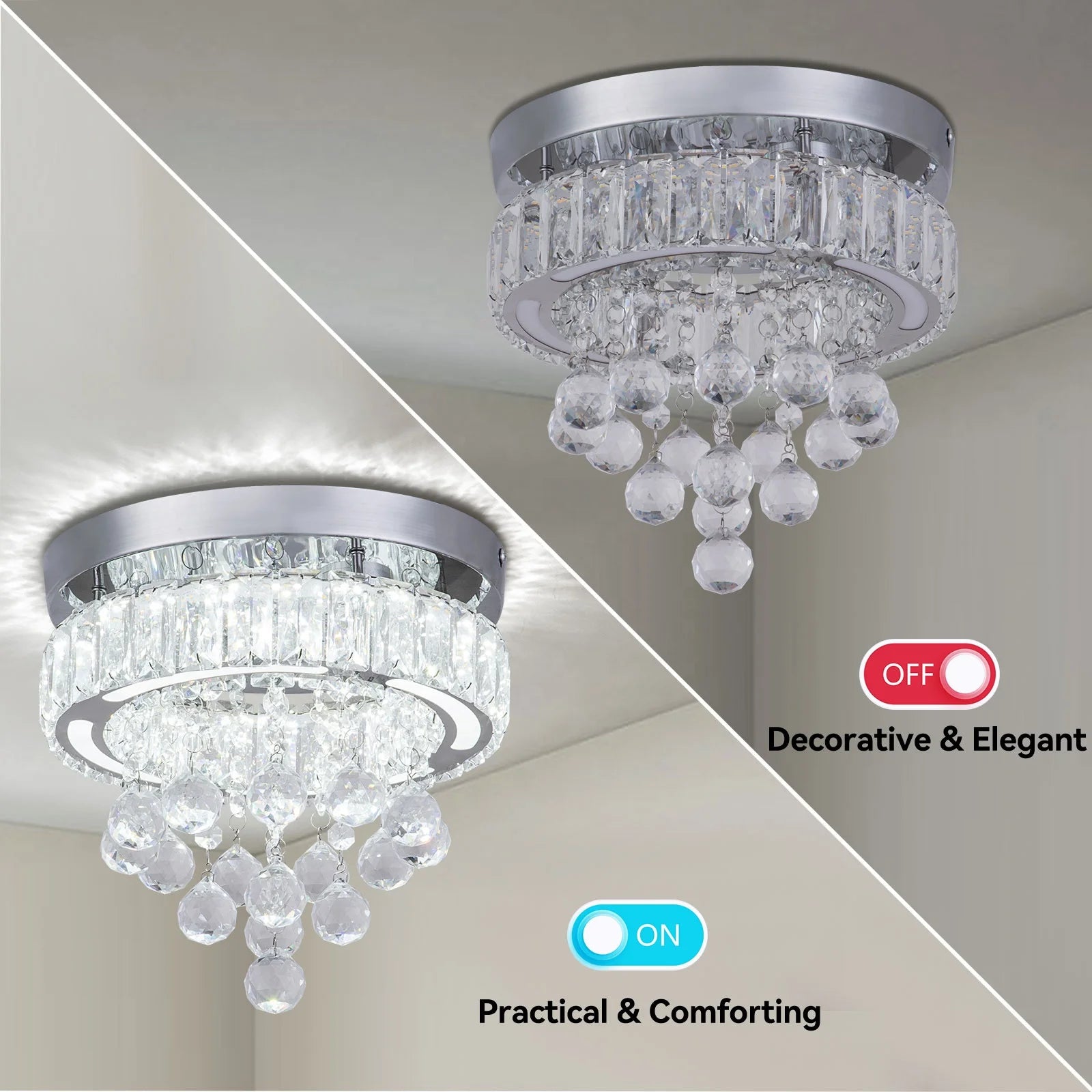 Modern Nordic Creative Dimmable LED Ceiling Light Flush Mount Living Room Chandelier Kitchen Island Pendant for Home Decoration