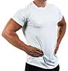 High Quality Homme Body Building Training Fitness Gym Tee Shirt Active Wear Clothing Male Men's Fitted Muscle T Shirts