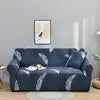 Geometric Printed 3-Seater Anti-Wrinkle Sofa Slipcover Waterproof Polyester Furniture Protective Cover for Pets