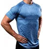 High Quality Homme Body Building Training Fitness Gym Tee Shirt Active Wear Clothing Male Men's Fitted Muscle T Shirts