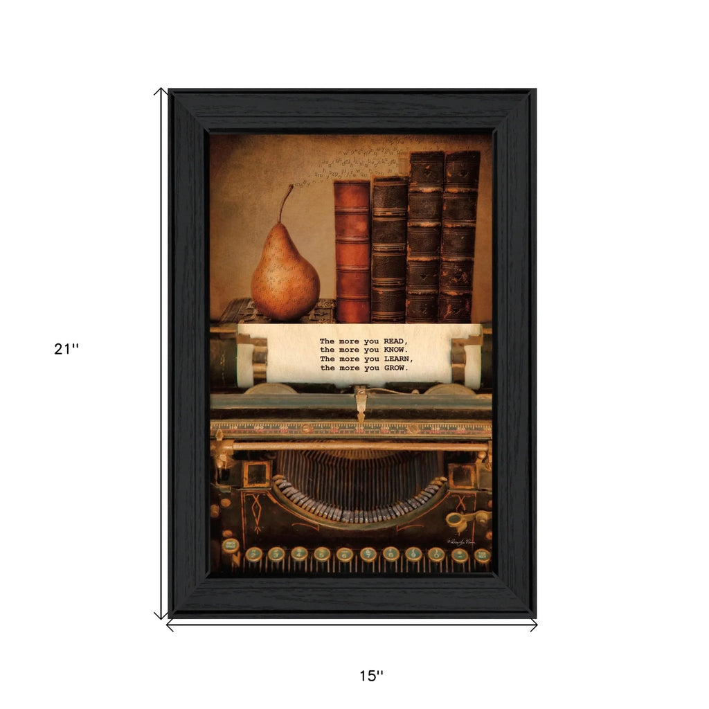 HMS Wall Art 2 Black Framed Prints-Read Know Learn Grow-Home Decor