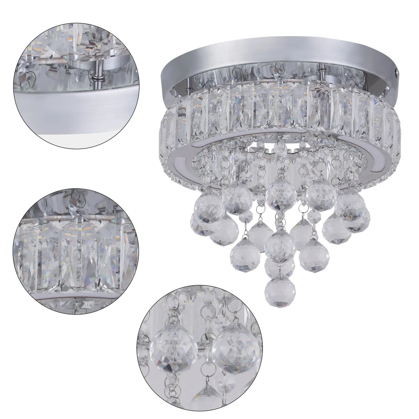 Modern Nordic Creative Dimmable LED Ceiling Light Flush Mount Living Room Chandelier Kitchen Island Pendant for Home Decoration