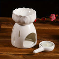 1 Set Ceramic Candle Burner and Essential Oil Diffuser, Suitable for Home Decoration and Gifts,Christmas and Warm Family Present
