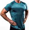 High Quality Homme Body Building Training Fitness Gym Tee Shirt Active Wear Clothing Male Men's Fitted Muscle T Shirts