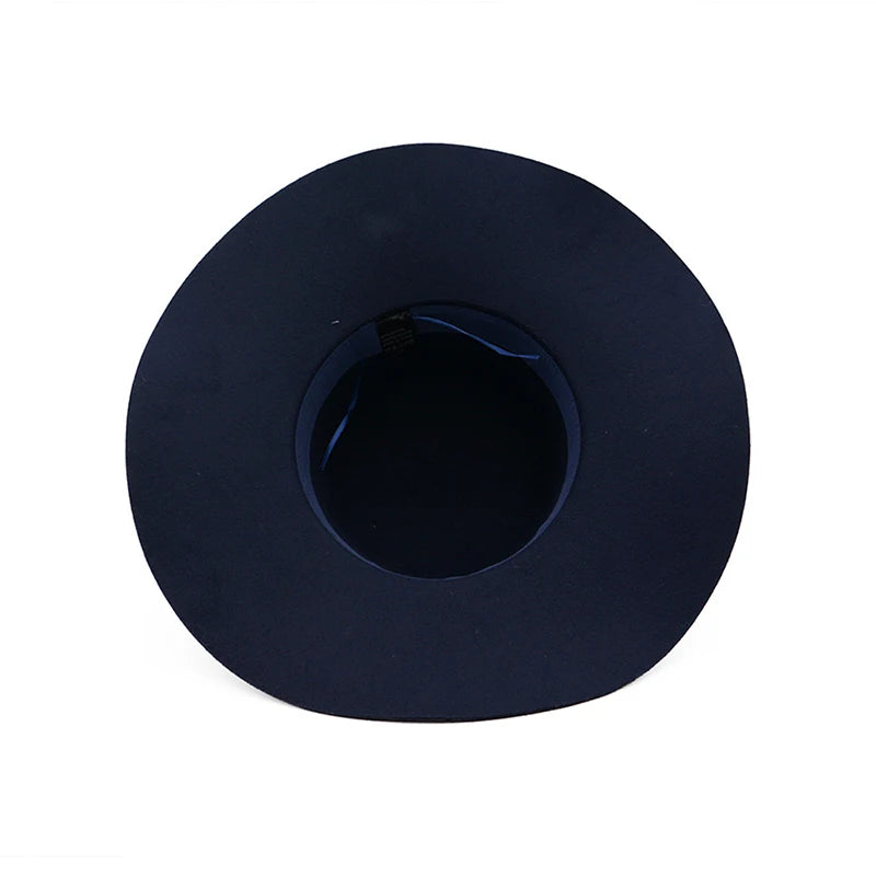winter Hats For Women Bucket cap Soft Vintage Wide Brim Wool Felt Bowler Fedora Hat Floppy Cloche Women's Large Hat Church cap