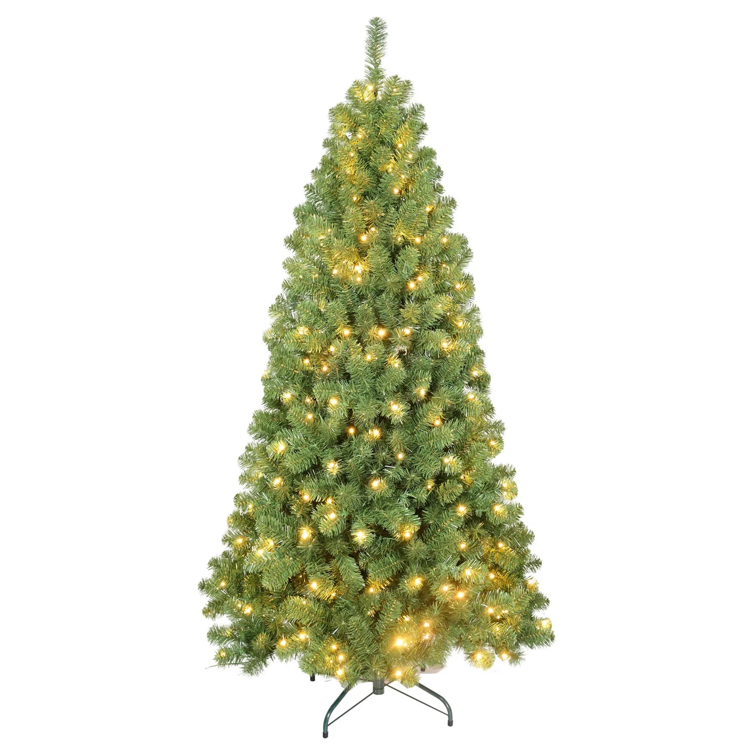 6ft~9ft Environmentally Friendly PVC Fireproof Christmas Tree, Easy to Assemble, Suitable for Home, Shopping Malls and Offices