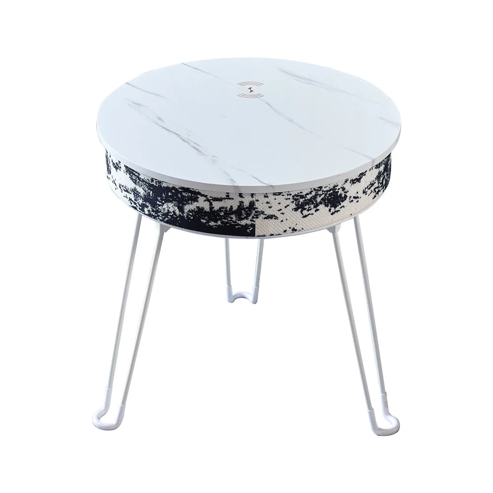 Customizable Smart Music Coffee Table Multifunctional Bluetooth Speaker Wireless Charging Foldable Outdoor Home Furniture