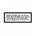 HMS 2 Black Framed Wall Art-May the Lord Bless You and Keep You Inspirational Print for Home Decor