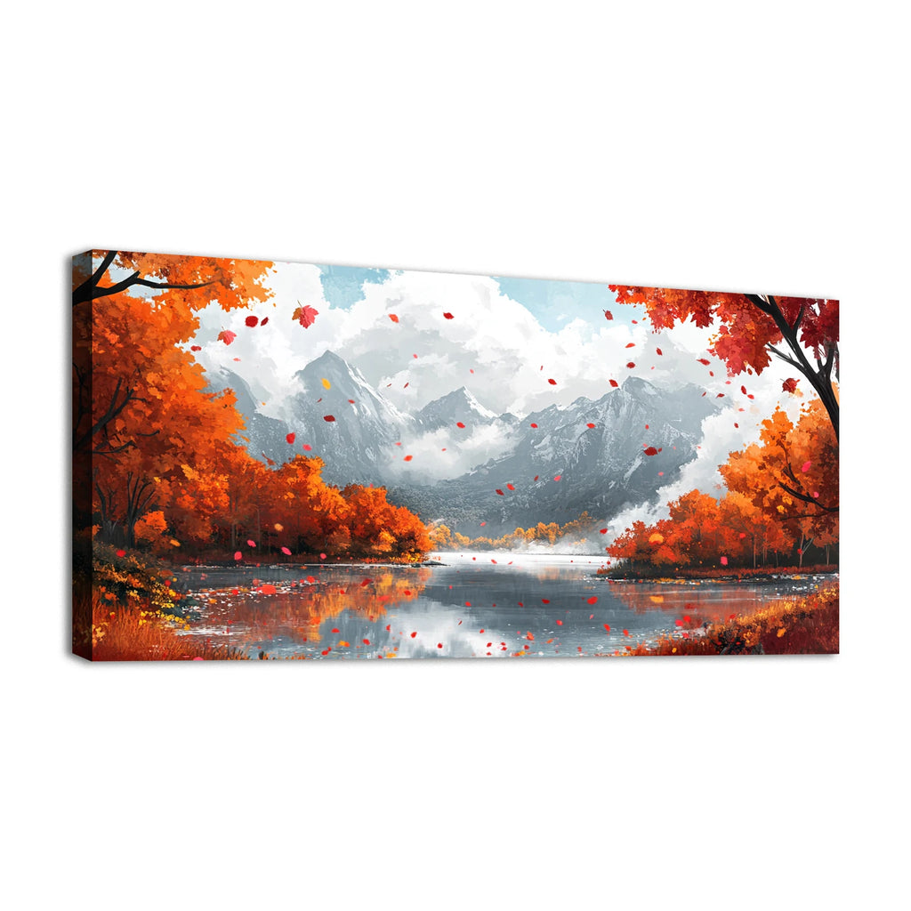 Canvas Wall Art Painting: a Vast Sea Landscape Printed Decorative Artwork, Suitable for Office and Home Decoration As a Gift