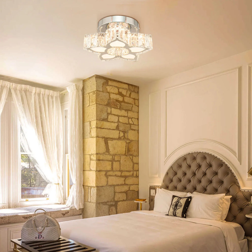 Modern Luxury Ceiling Chandelier for High Ceilings Small Size Home Decor Lighting Solution for Villas