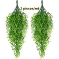 3pcs Golden Artificial Flowers 3pcs Golden Artificial Fake Flowers, Wall Mounted Hanging Home Decoration | Simulated Willows
