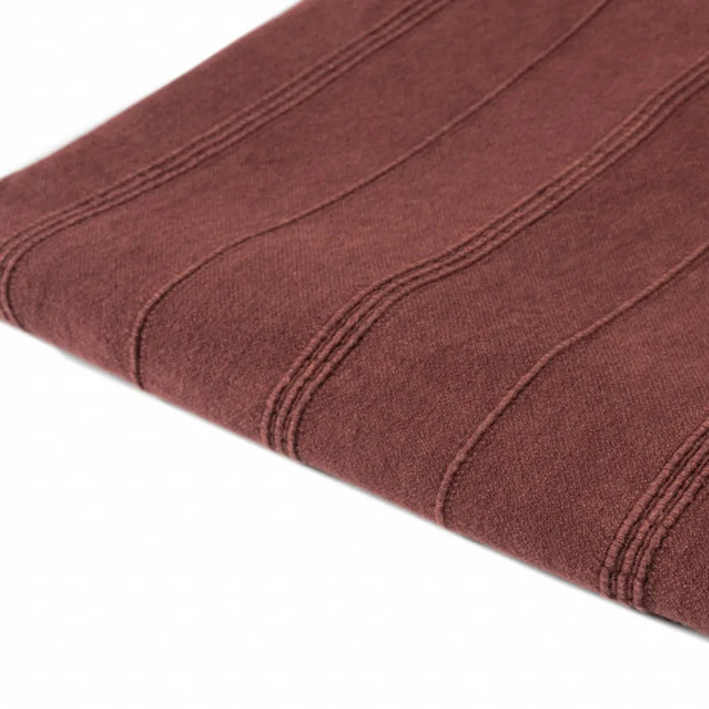 HMS Luxury Green Woven Cotton Blanket Modern Striped Super Soft Comfortable for Bed Sofa Home Decorative Knitted Technique