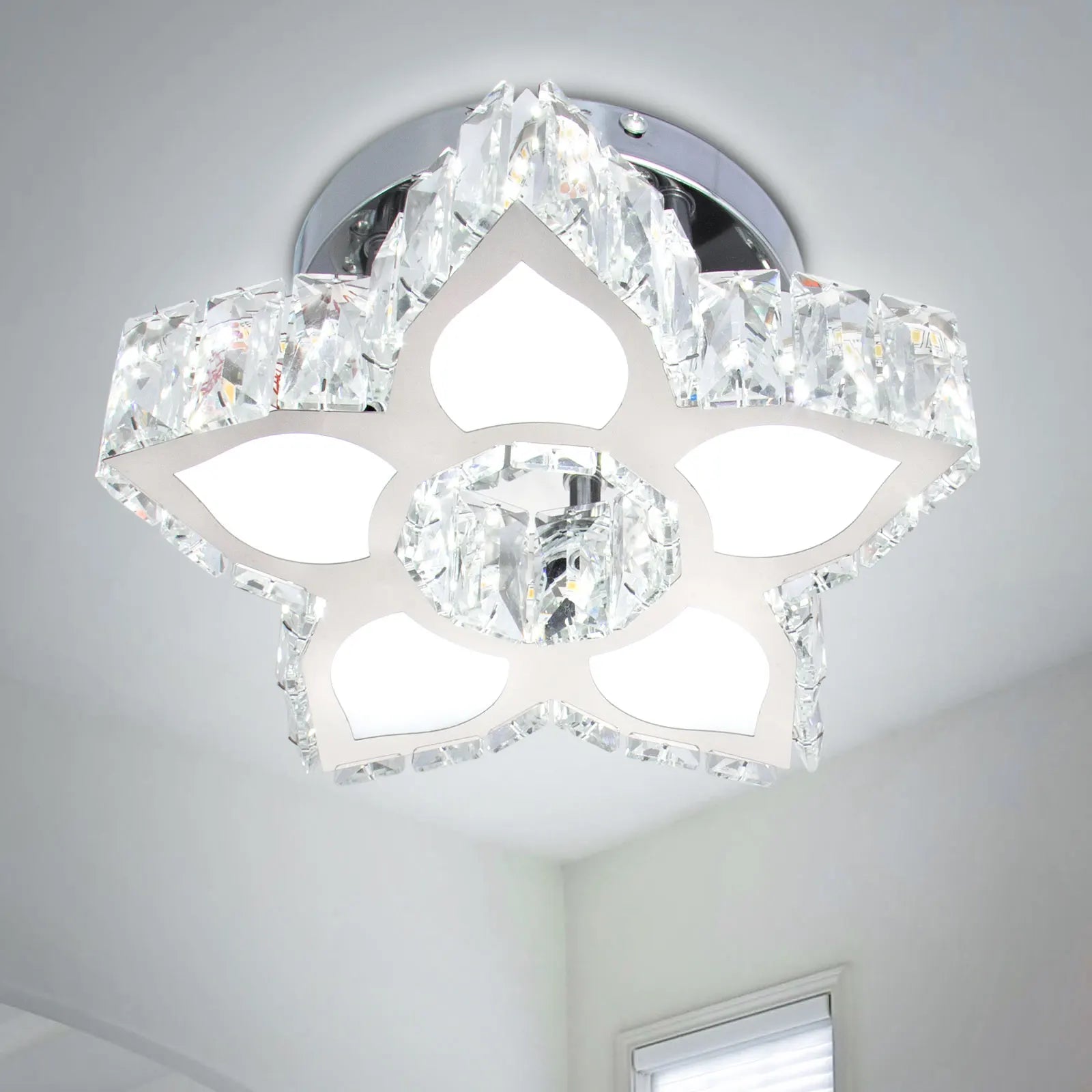 Modern Luxury Ceiling Chandelier for High Ceilings Small Size Home Decor Lighting Solution for Villas