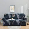 Geometric Printed 3-Seater Anti-Wrinkle Sofa Slipcover Waterproof Polyester Furniture Protective Cover for Pets