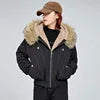 Boutique Wholesale 2025 Winter New Fashionable Hoodie Versatile Casual Loose Slim Women's Coat