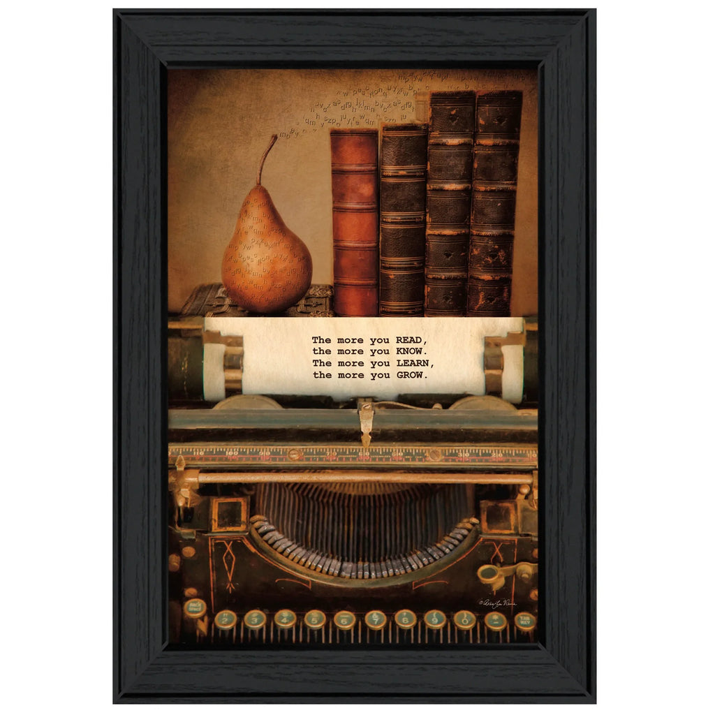 HMS Wall Art 2 Black Framed Prints-Read Know Learn Grow-Home Decor