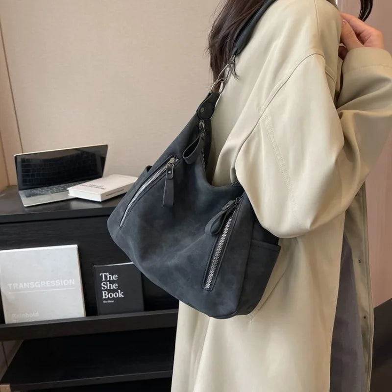 Luxury Famous Designer Classic Leather Diaper Bags For Women Elegant Minimalist Large Capacity Crossbody Bag Stylish Paris