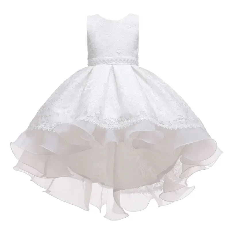 Four Seasons Children Clothing Girls Dresses Fashion Princess Dress for Girls Sleeveless Kids Flower Girl Dresses 3-13 Years