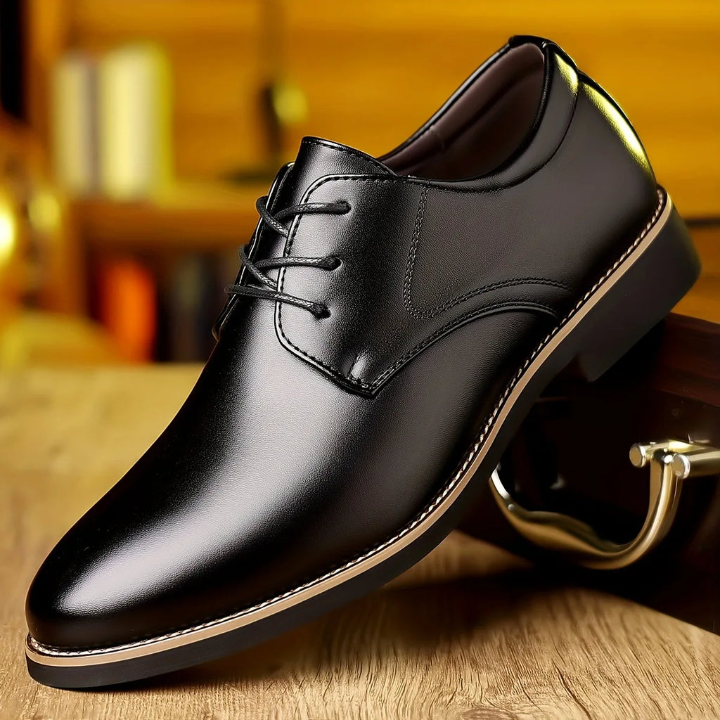 New Large Size 38-48 Men's Dress Shoes Fashion Soft Sole Men Fashion Leather Shoes Male Designer Casual Wedding Shoes Man