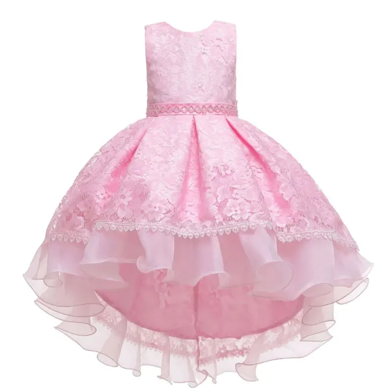 Four Seasons Children Clothing Girls Dresses Fashion Princess Dress for Girls Sleeveless Kids Flower Girl Dresses 3-13 Years
