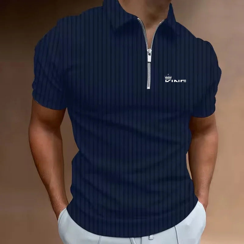 Polos hirts Männer leichte Luxusmarke Polos hirt, Sommer Kurzarm T-Shirt Mode Tops Qualität Kleidung Golf tragen Polyester