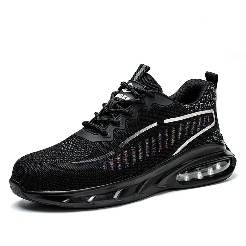 Insulation 6KV Work Safety Shoes Men Lightweight Air Cushion Indestructible Safety Boots Breathable Protective Work Sneakers