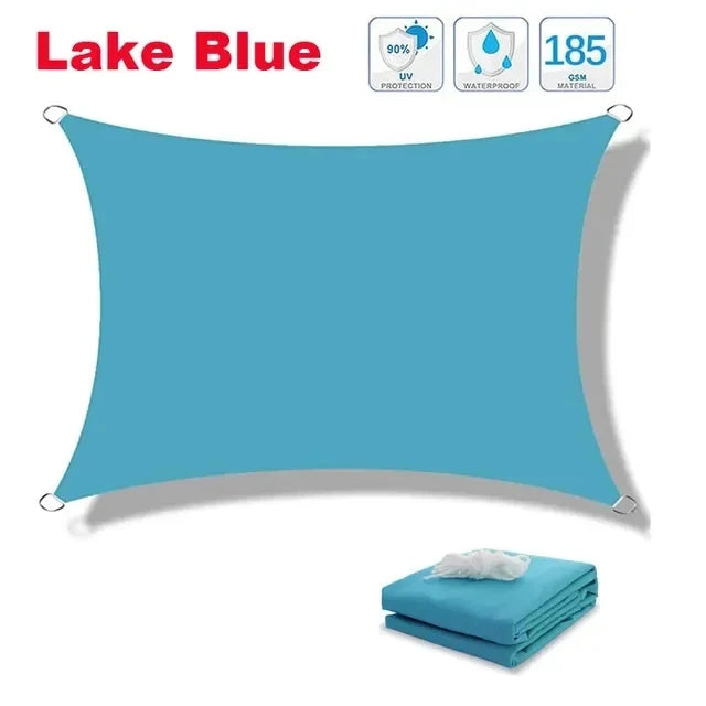 Waterproof Large Sun Shelter Sunshade Protection Outdoor Canopy Garden Patio Pool Shade Sail Awning Camping Shade ﻿