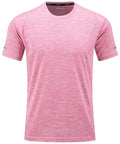 TACVASEN Quick Dry Summer T-shirts Mens Running Jogging T-shirts Crew Neck Athlete Sports Gym Fitness Pullover Reflective Shirts