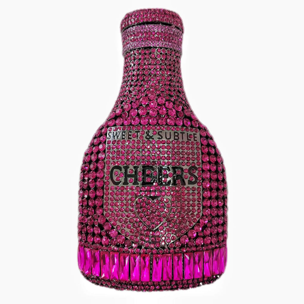 Champange Bottle bag Purses New Luxury Women Prom Dinner Crystal Clutches Diamond Lady Handbags Party Wedding Dinner bag