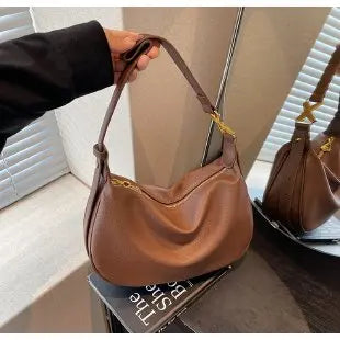 Luxury Brand Famous Designer Leather Diaper Bags For Women Elegant Classic Large Capacity Minimalist Shoulder Bag Paris