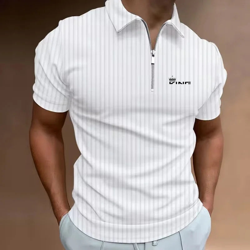 Polos hirts Männer leichte Luxusmarke Polos hirt, Sommer Kurzarm T-Shirt Mode Tops Qualität Kleidung Golf tragen Polyester