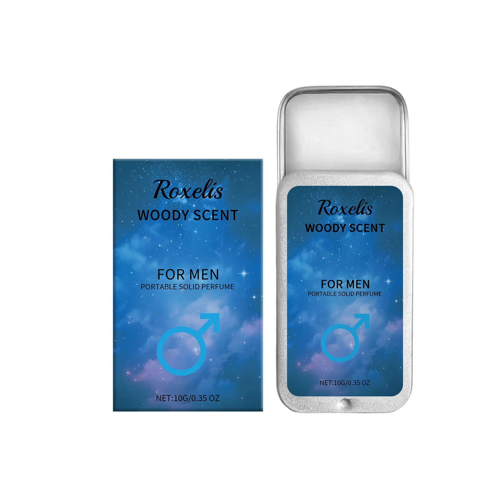 Pheromone Cologne Solid Perfume Woody Scent Lasting Natural Fragrance Release Charming Confidence Pocket Deodorant Solid Balm