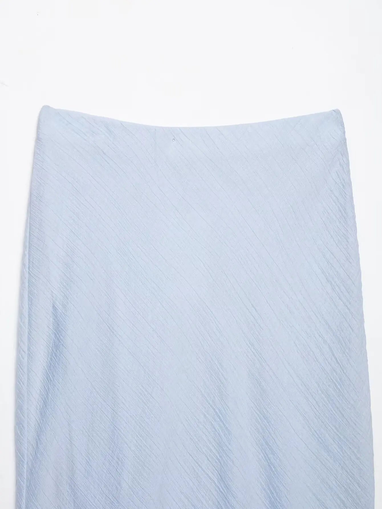 KONDALA Casual Chic Lace Skirt Set Women Holidays Summer Sky Blue Camisole,Midi Skirt 2026 Trendy Beach Leisure Street Skirt Set