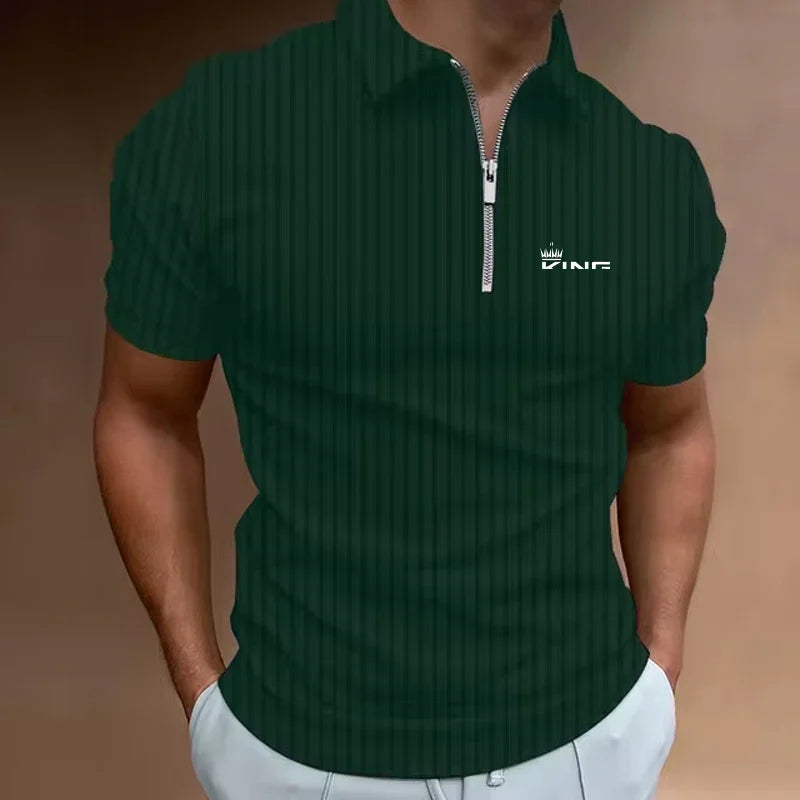 Polos hirts Männer leichte Luxusmarke Polos hirt, Sommer Kurzarm T-Shirt Mode Tops Qualität Kleidung Golf tragen Polyester